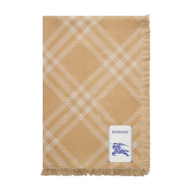 Burberry Check Scarf 'Sand/Ecru'