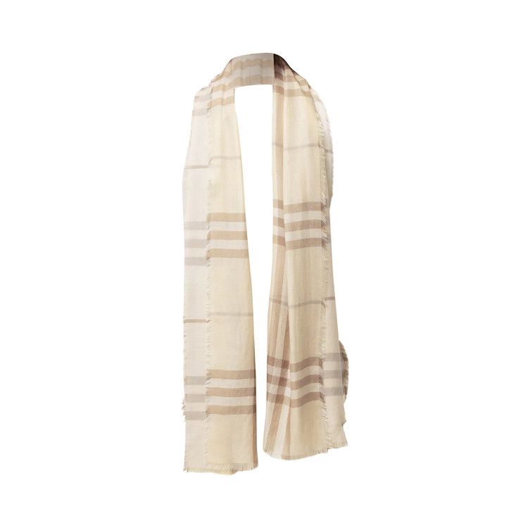 Burberry MU Med Scarf 'Sesame Beige Check'