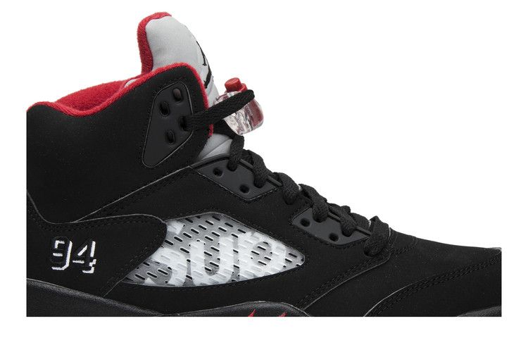 Supreme x Air Jordan 5 Retro 'Black'