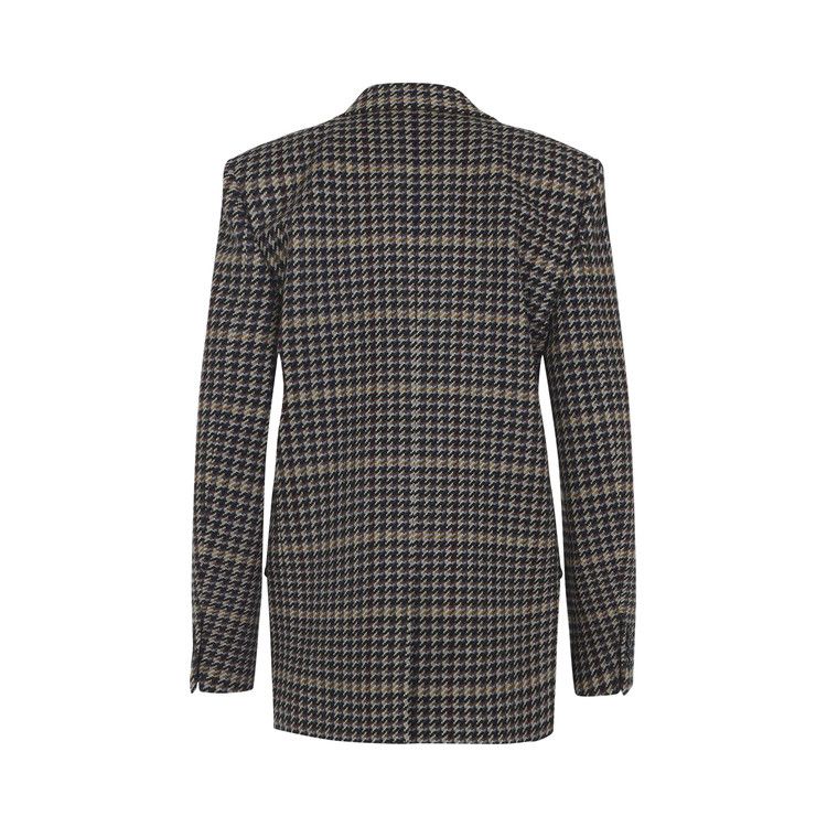 Saint Laurent Veste Lainage Carreaux 'Multicolor'
