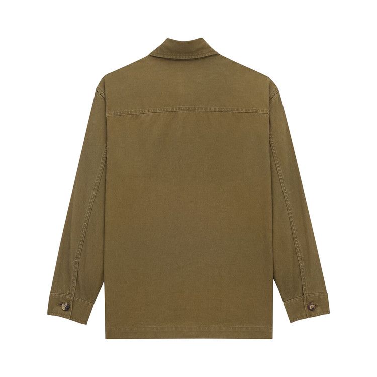 Saint Laurent Solferino Overshirt 'Vintage Khaki'