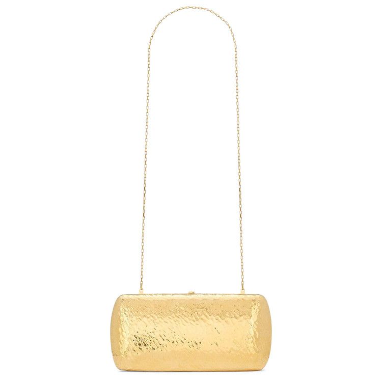 Saint Laurent Evening Clutch In Metal 'Papillon'