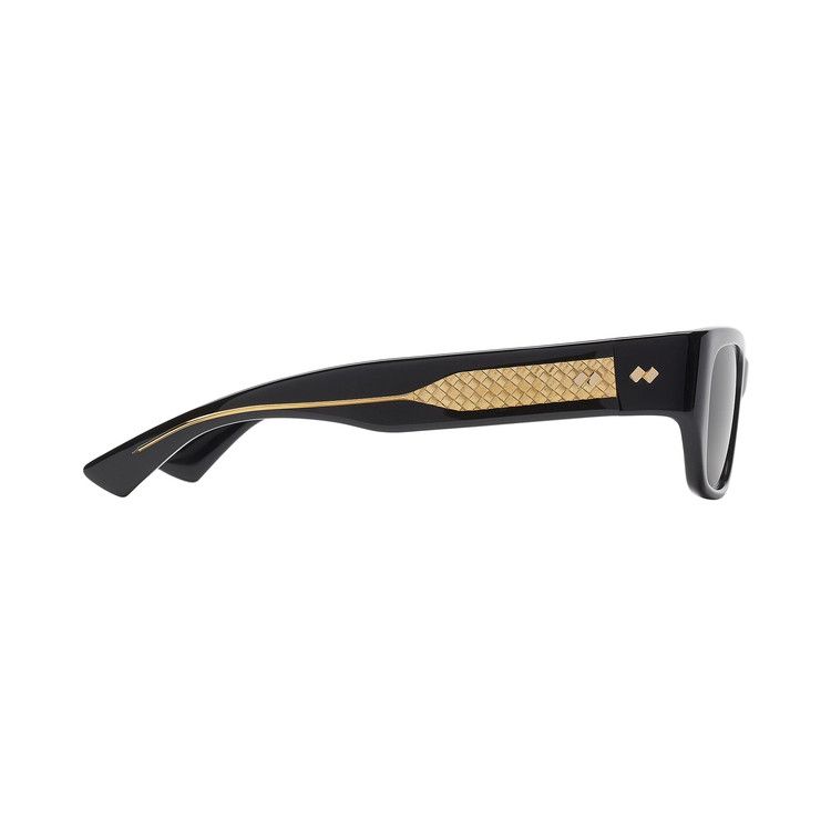 Bottega Veneta Rectangular Sunglasses 'Black/Grey'