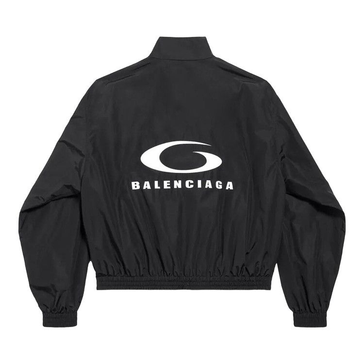 Balenciaga Tracksuit Stand Up Collar Jacket 'Black'