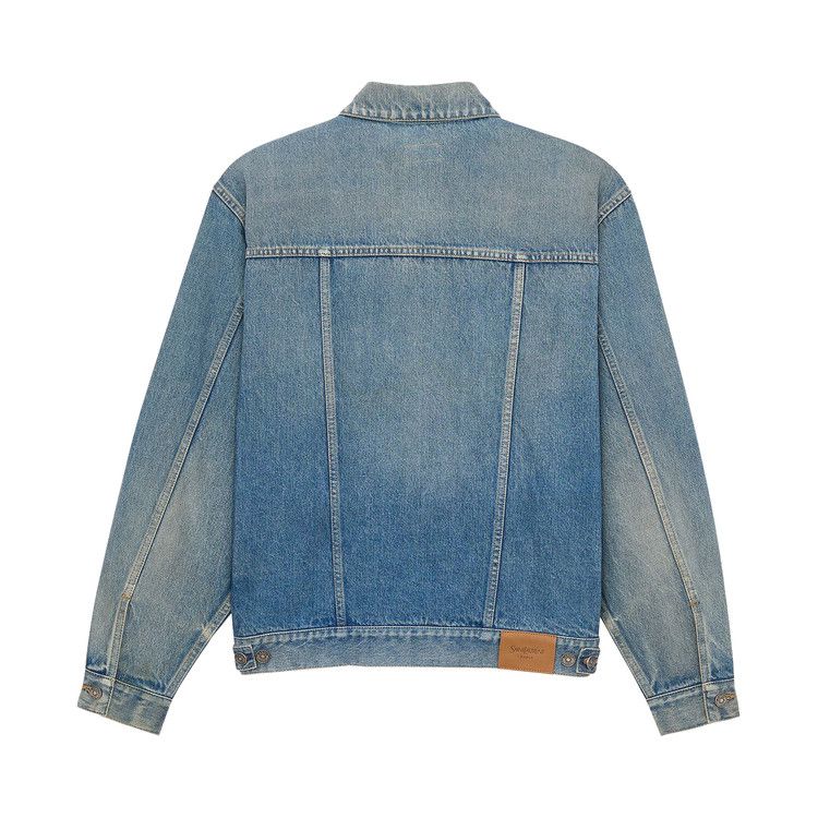 Saint Laurent Loose Trucker Jacket 'Midi Blue'