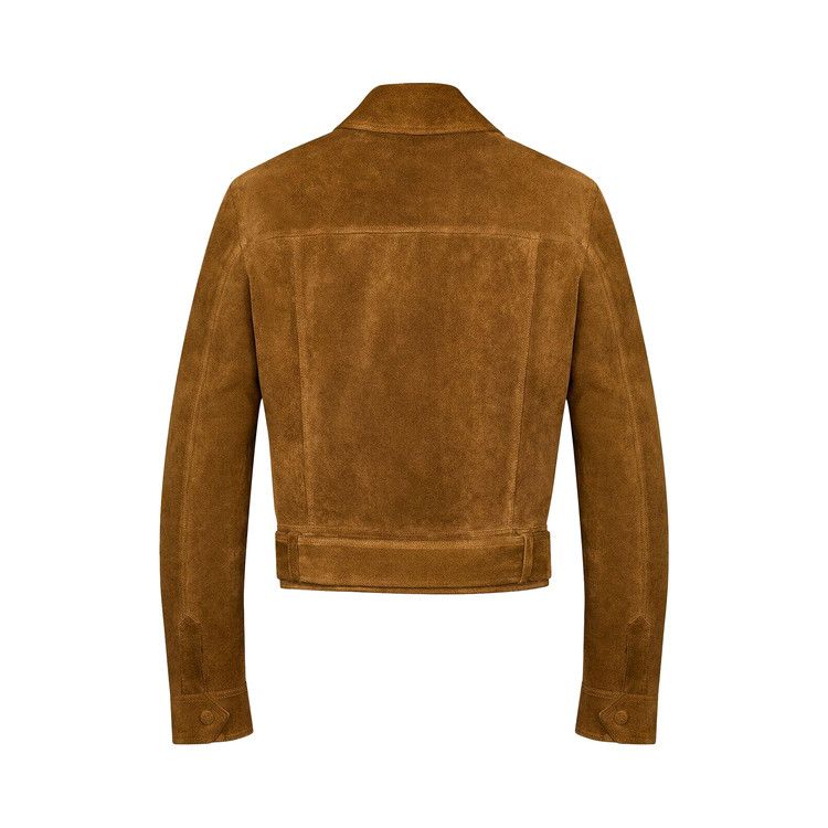 Saint Laurent Suede Jacket 'Noix'