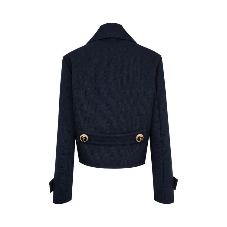 Balenciaga Cropped Peacoat 'Navy'