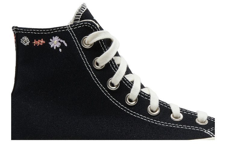 Converse Wmns Chuck Taylor All Star Lift Platform High 'Embroidered Floral - Black'