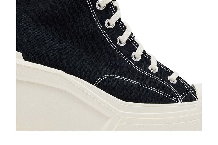 Converse Wmns Chuck 70 De Luxe Wedge 'Black Egret'