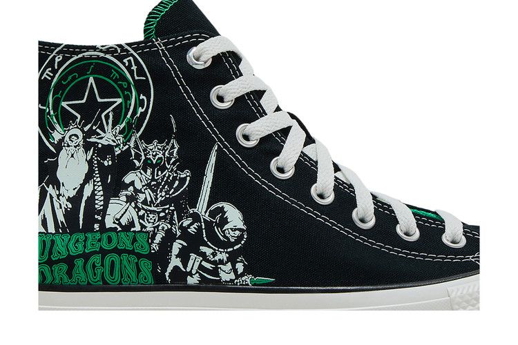 Dungeons & Dragons x Converse Chuck Taylor All Star High 'Black Green'
