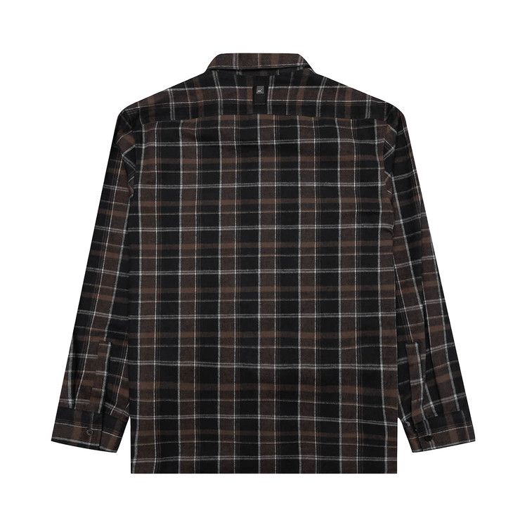 1017 ALYX 9SM Plaid Logo Shirt 'Brown/Black'