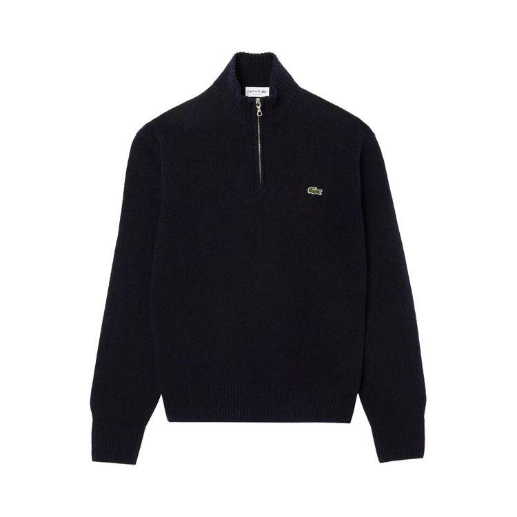 Lacoste Golf Quarter Zipped Windbreaker Sweater 'Navy Blue'