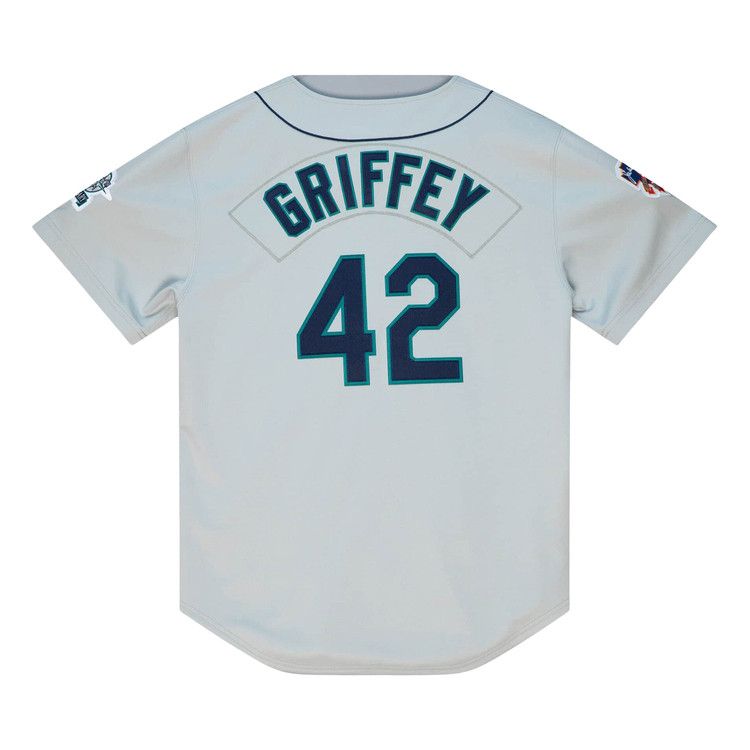 Mitchell & Ness MLB Authentic Seattle Mariners 1997 Ken Griffey Jr. Home Jersey 'Grey'