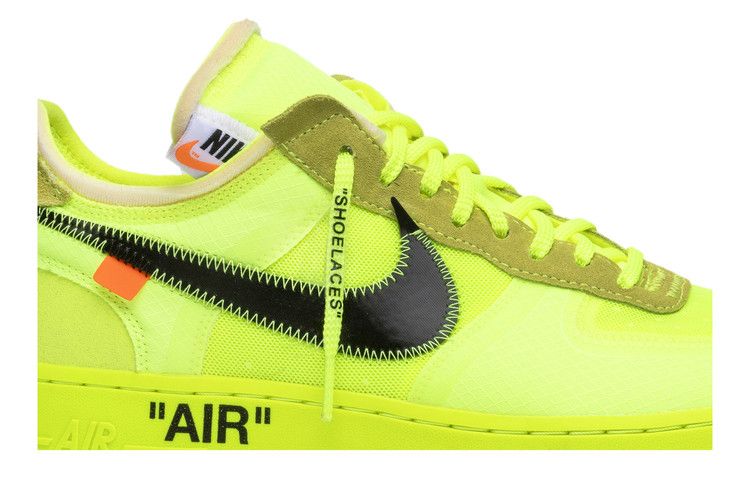 Off-White x Nike Air Force 1 Low 'Volt'
