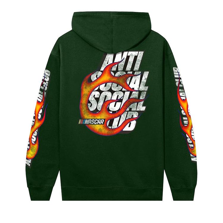 Anti Social Social Club x Nascar Daytona Hoodie 'Green'
