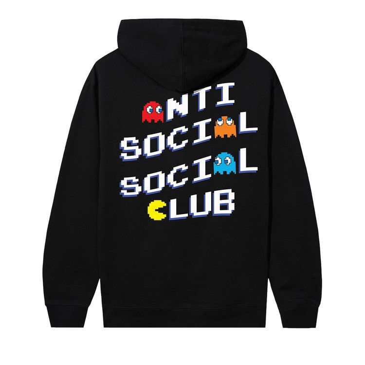Anti Social Social Club x Pac Man Pixel Hoodie 'Black'