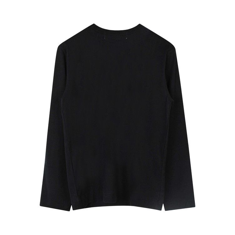 Comme des Garçons PLAY Heart Emblem Long-Sleeve Shirt 'Black'