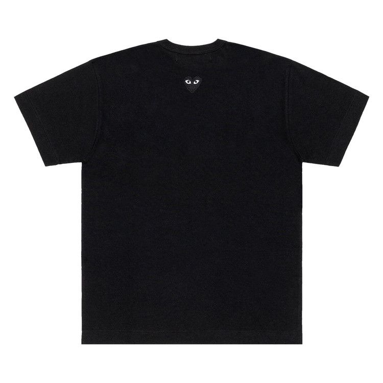 Comme des Garçons PLAY Back Emblem T-Shirt 'Black'