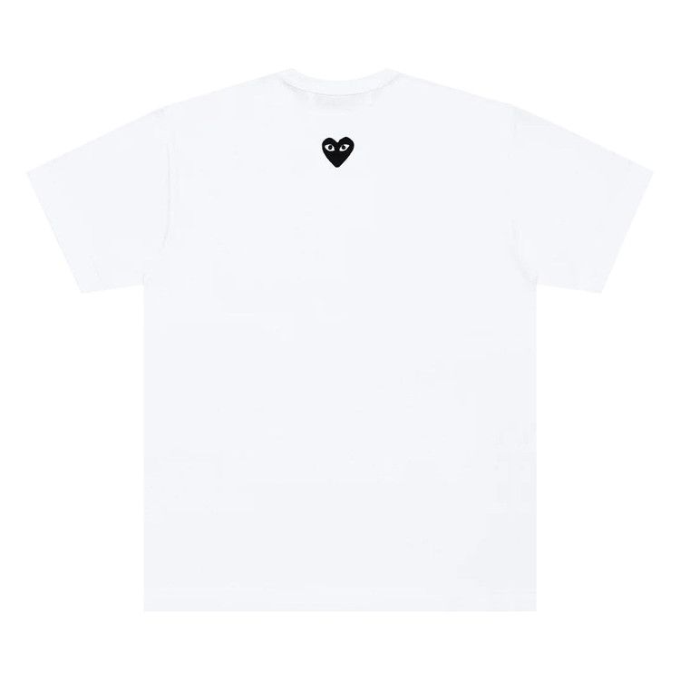 Comme des Garçons PLAY Back Emblem T-Shirt 'White'