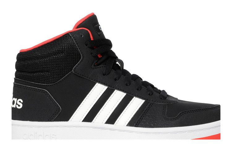 Adidas Hoops 2.0 Mid J 'Black Hi-Res Red'