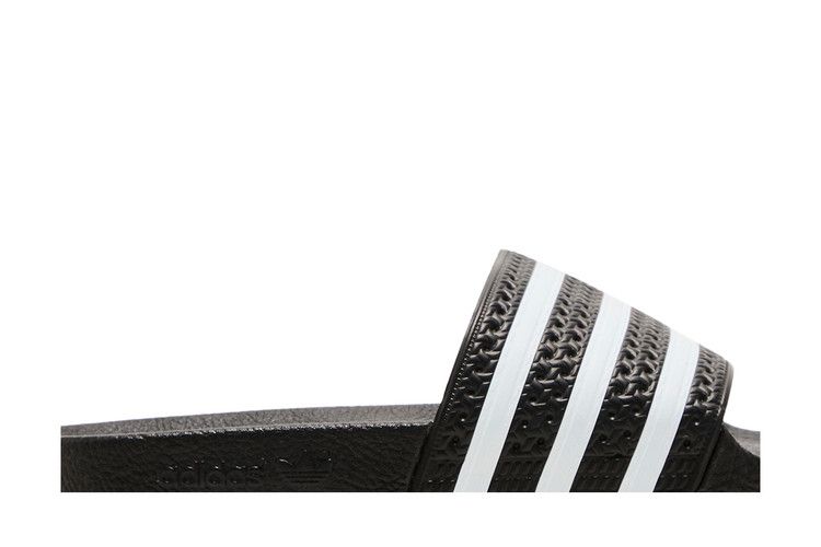 Adidas Adilette Slide J 'Black White'