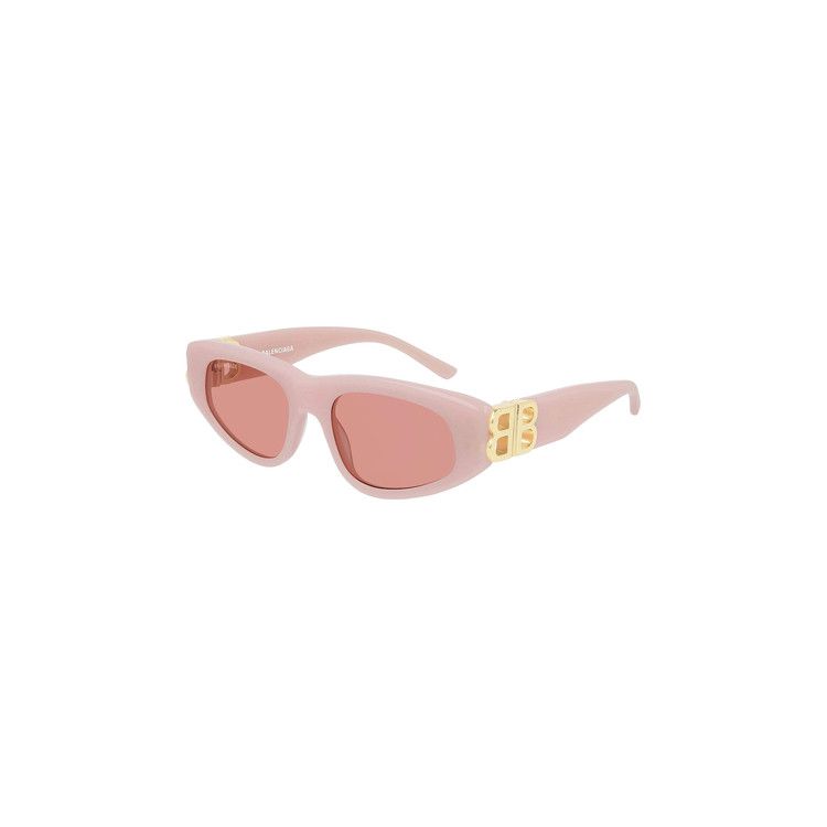 Balenciaga Cat Eye Sunglasses 'Pink/Gold/Red'