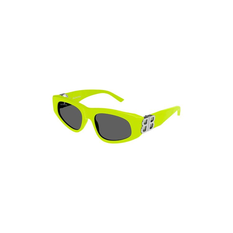 Balenciaga Cat Eye Sunglasses 'Yellow/Silver/Grey'