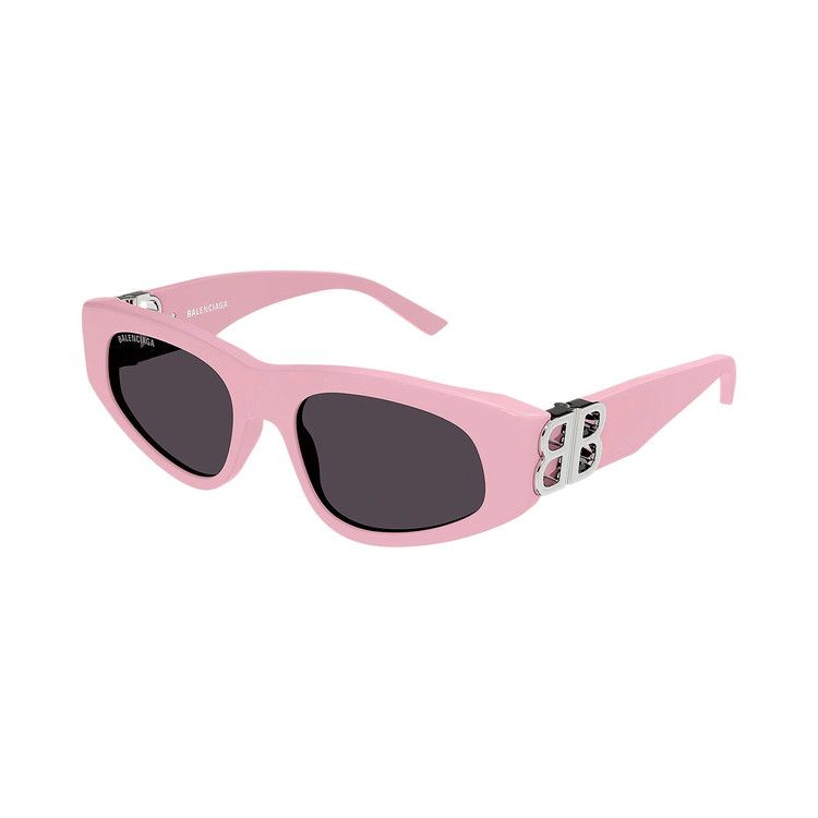 Balenciaga Cat Eye Sunglasses 'Pink/Silver/Grey'
