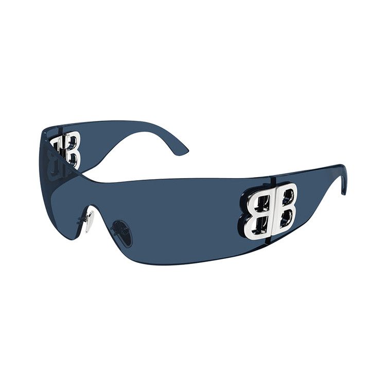 Balenciaga Rectangle Sunglasses 'Blue'