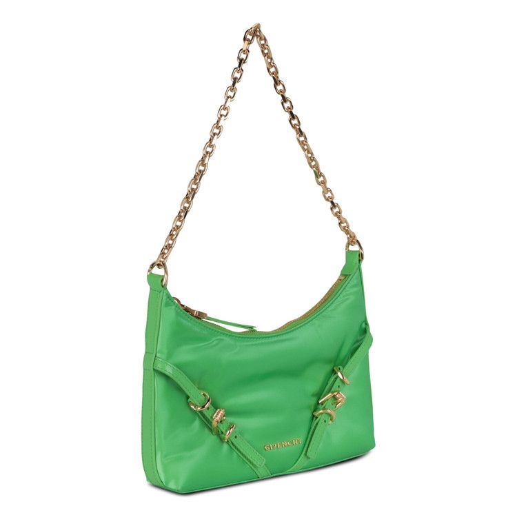 Givenchy Mini Voyou Satin Party Shoulder Bag 'Absynthe Green'