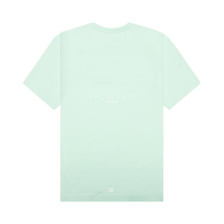Givenchy Slim Fit Reverse Print T-Shirt 'Aqua Green'