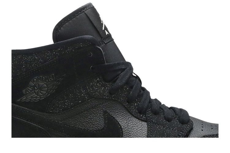 Wmns Air Jordan 1 Mid 'Black Glitter'