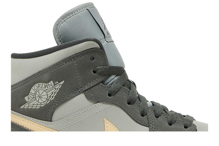 Wmns Air Jordan 1 Mid 'Iron Grey Onyx'