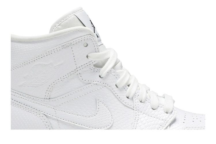 Wmns Air Jordan 1 Mid 'White Snakeskin'