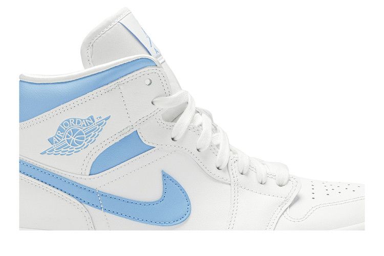 Wmns Air Jordan 1 Mid 'UNC'