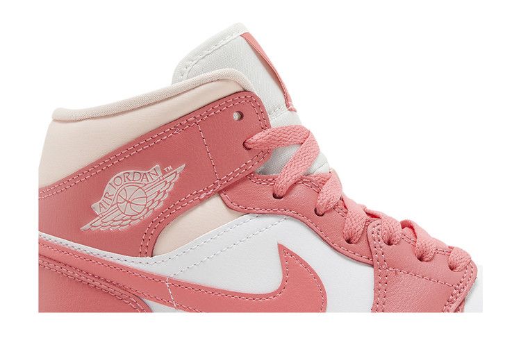 Wmns Air Jordan 1 Mid 'Strawberries and Cream'