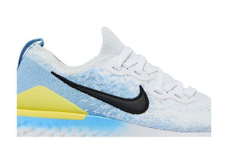 Nike Wmns Epic React Flyknit 2 'White Light Blue'