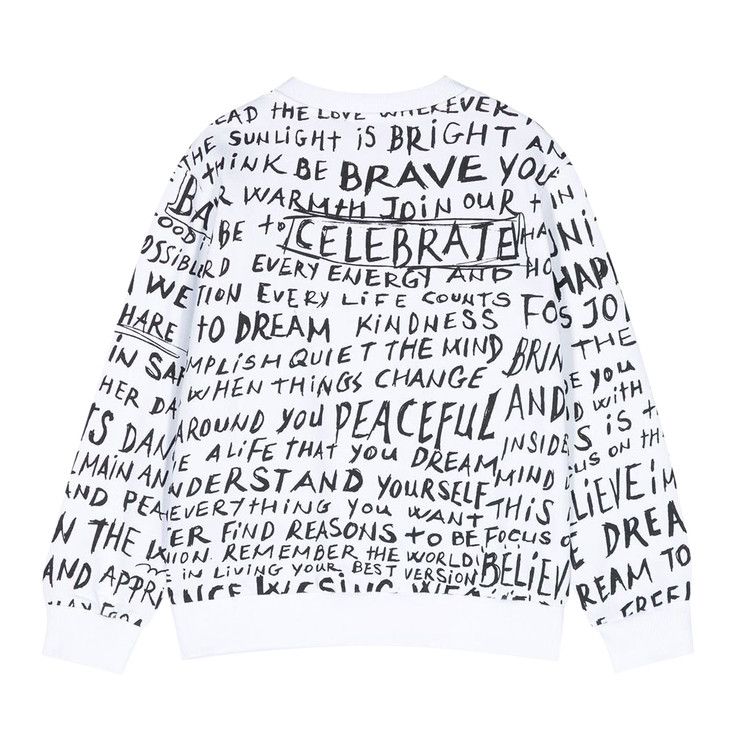 Balmain Kids Graphic Print Long-Sleeve T-shirt 'White'