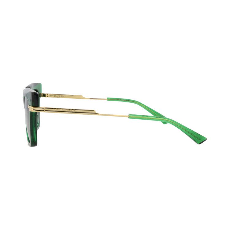 Bottega Veneta Square Sunglasses 'Green/Gold'
