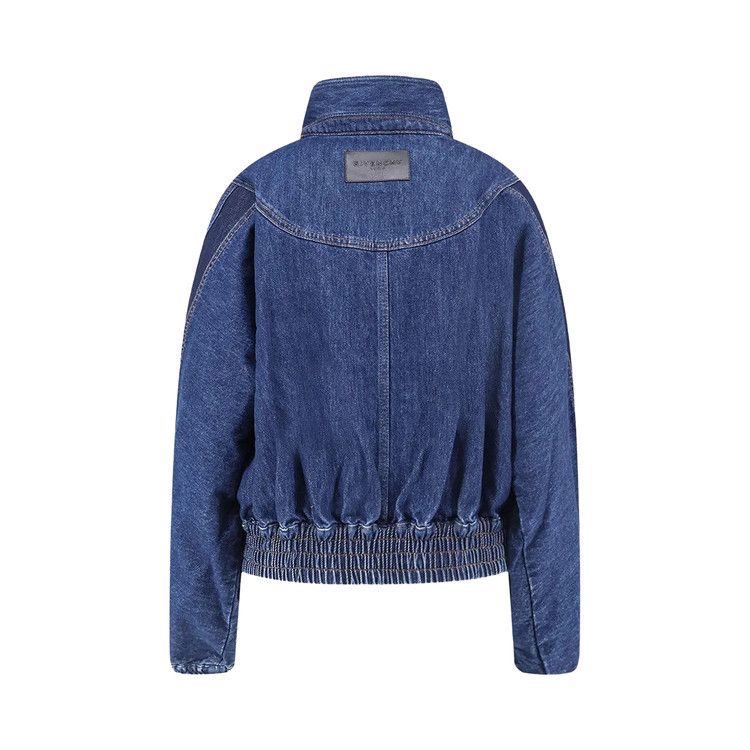 Givenchy Denim Bomber Jacket 'Medium Blue'