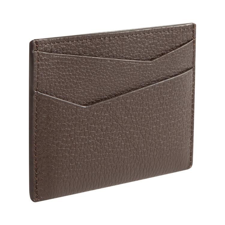 Loewe Puzzle Edge Plain Cardholder 'Chocolate'