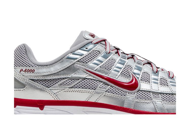 Nike P-6000 'Metallic Silver Gym Red'