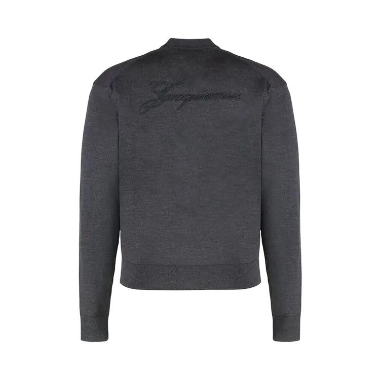 Jacquemus Le Cardigan Brode 'Dark Grey'