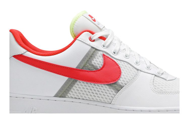 Nike Air Force 1 Low 'Transparent White Crimson'