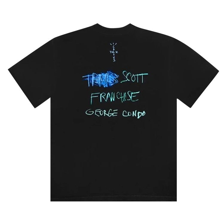 Cactus Jack by Travis Scott Portrait Of Travis Title T-Shirt 'Black'
