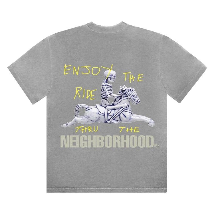 Cactus Jack by Travis Scott x Neighborhood Carousel T-Shirt 'Grey'