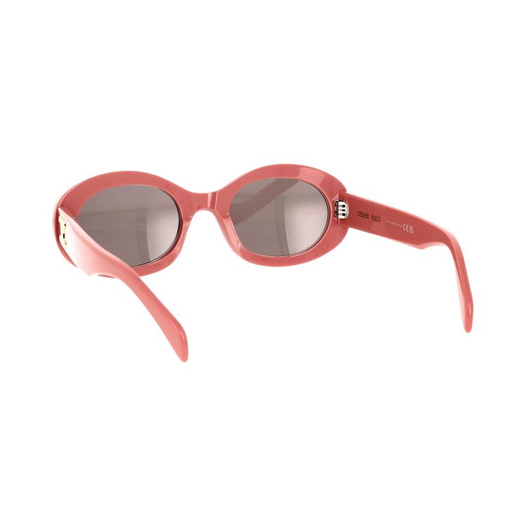 CELINE Oval Sunglasses 'Shiny Pink/Smoke'