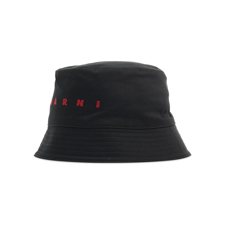Marni Logo Bucket Hat II 'Black'