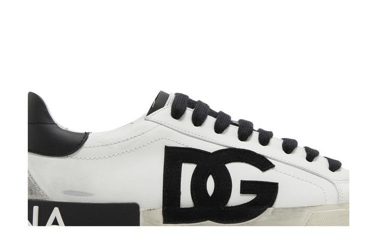 Dolce & Gabbana Portofino Vintage 'DG Logo Print - White Black'