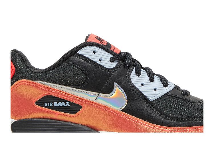 Nike Air Max 90 FP GS 'Black Laser Crimson'